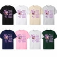 thumbnail image 6 of Blessed by God Saved by Jesus Christian Cross Floral T-Shirt, 6 of 9