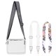 thumbnail image 3 of Bolsa De Hombro Bolsa de hombro de lona Casual Lady Shopping Bag Costuras en contraste para el trabajo (gris) Sywqhk Para Estrenar, 3 of 9