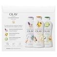 thumbnail image 2 of Olay Essential Botanicals Body Wash, 3-Pack (Lavender Milk & Sandalwood, Spiced Chai & Pear, White Tea & Cucumber), 23.6 fl oz Each, 2 of 7