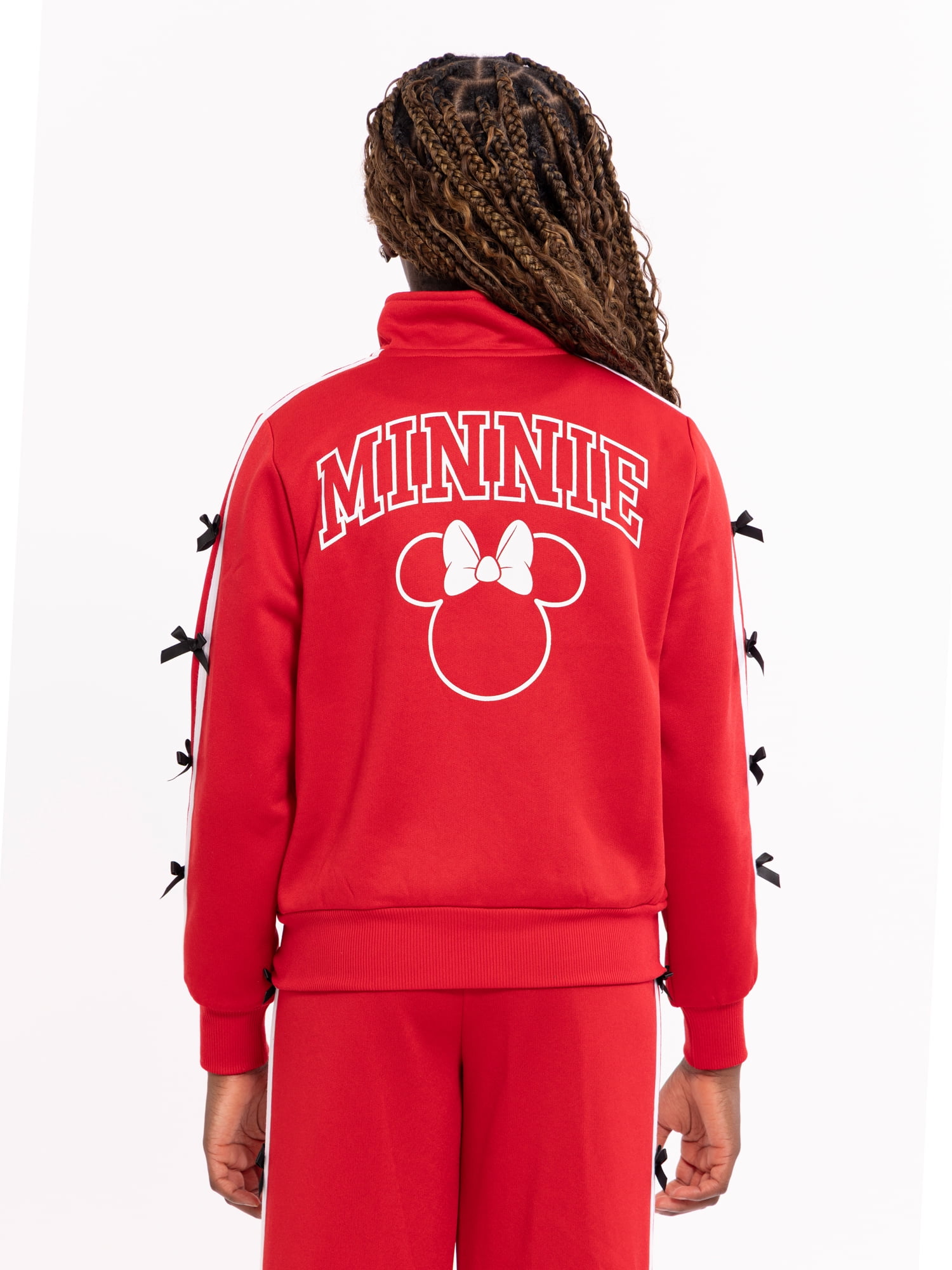 Minnie Mouse Girls Active Full-Zip Track Jacket, Sizes 4-16
