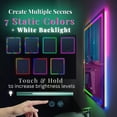 thumbnail image 3 of Luxfurni 20" x 27.5" Wall Mounted Lighted Vanity Mirror LED Bathroom Mirror RGB LED Mirror for Bathroom, 3 of 11
