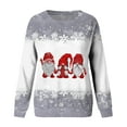 thumbnail image 3 of Christmas Sweatshirts for Women 2025 Long Sleeve Crewneck Xmas Snowflake Sweatshirt Pullover Tops, 3 of 5