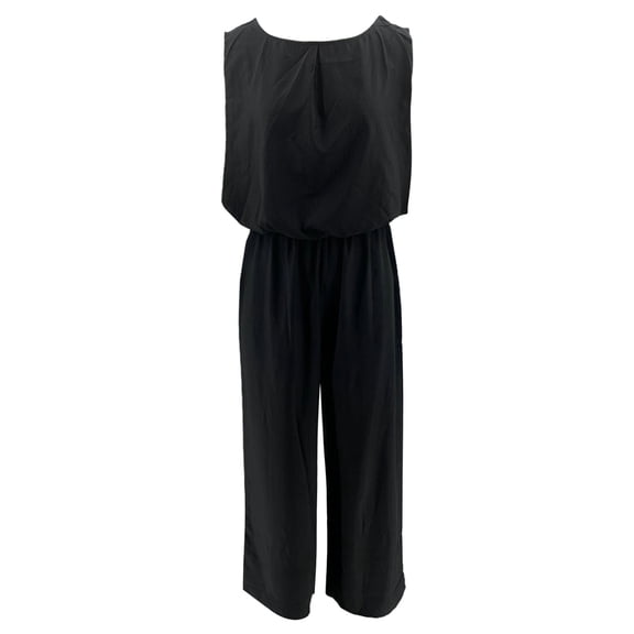 Vedolay Rompers For Women Plus Size Jumpsuit,Black M