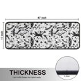 thumbnail image 5 of Kitchen Rugs Sets Of 2,White Planet Cat Feather Pattern Anti Fatigue Kitchen Mat Rugs Non Slip Washable,Decorative Kitchen Floor Mats for Kitchen,Sink,Laundry,17"x47"+17"x47", 5 of 5