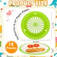 thumbnail image 2 of 10" Paper Plate Holders Reusable, 12 Count Heavy Duty Plastic Paper Plate Dispenser for 9" Party Plates, Picnic Supplies, 4 Assorted Colors, 2 of 5
