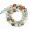 thumbnail image 1 of Nvzi-c 2 Pcs Perles Rondes en Pierre Naturelle Découpées Diamant Perles Rondes Accessoires de bracelet Fait Main Créatif 6mm, 1 of 2