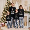 thumbnail image 4 of Family Christmas Pajamas Matching Sets,Christmas Jammies,Holiday Pajamas Black 9M, 4 of 4