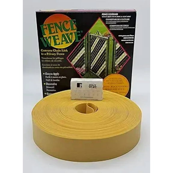Pexco Brand Fence Weave 250' Roll - Cream Buff - Made in The USA!