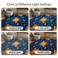 thumbnail image 7 of ODIKA 2'x3' Washable Accent Rug Pet Friendly, Bedside Mat Galaxy Starry Planetary Stars Themed Science Theme Large Planets Refined for Bedroom, RV, 7 of 7