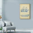 thumbnail image 3 of Trademark Fine Art 'Vintage Ship Blueprint' Canvas Art by George Chambers, 3 of 4