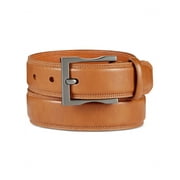 Kenneth Cole Mens Faux Leather Belt tan 42