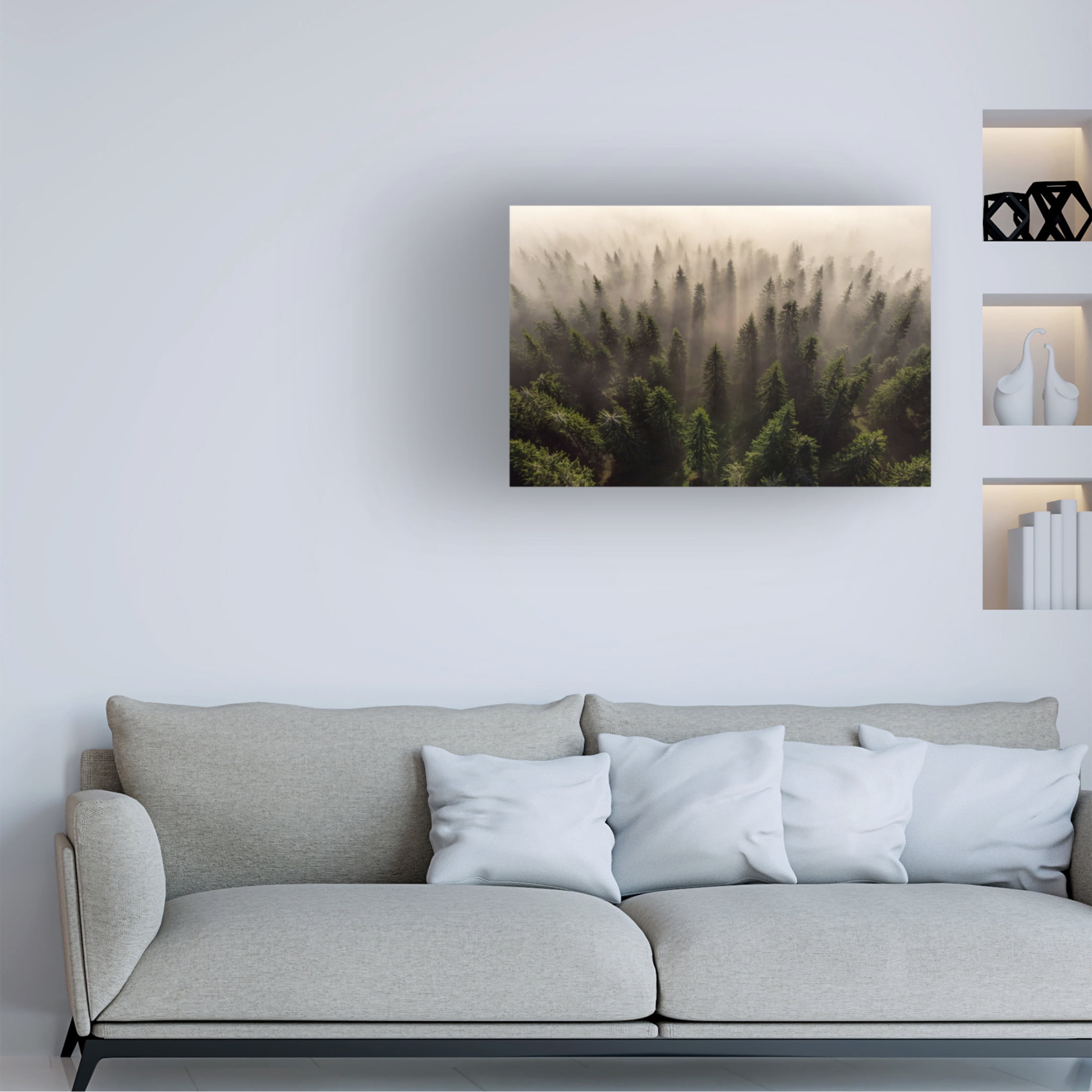 Trademark Fine Art Lazar Ioan Ovidiu The Army Of Firs Canvas Wall Art