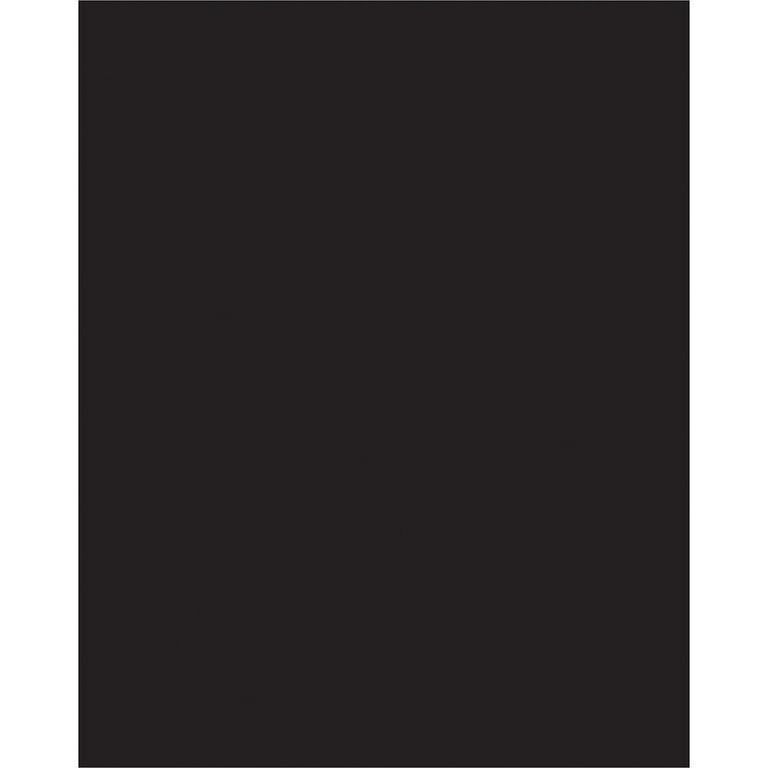 Crescent Black Poster Board 22x28 Inches - 10 Pack For Art Projects & Presentations