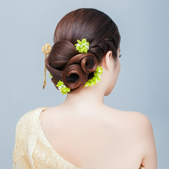 Mobestech Ponytail Accessories Assorted Color Insert Comb for Volume and Bounce 4Pcs