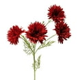 thumbnail image 4 of 4-Head Artificial Gerbera Flower - Bendable Stem Realistic Silk Bloom for Home Vase, Bathroom Table & Wedding Decor - Style A, 4 of 4
