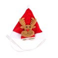 thumbnail image 3 of HINTRMENT 1Set Holiday Celebration Cat Costumes for Pets Hat Cloth Red for Christmas, 3 of 8