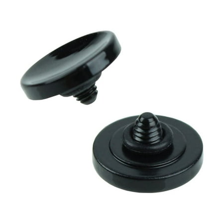 Foto&Tech 2PC Black Soft Shutter Release Button Compatible with Fujifilm X-T20 X-T10 X-T3 X-T2 X-PRO2 X-PRO1 X100F X100T X100S X30 X-E2S X-E3 X-E2/Sony RX1R II RX10 IV III II/Leica M9 M8/Nikon Df F3