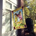 thumbnail image 2 of Carolines Treasures 7046CHF Pug Love Pug Drapeau Toile Taille Maison, 2 of 4
