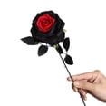thumbnail image 6 of Halloween Gothic Flowers, Silk Halloween Roses Artificial Flowers, Long Faux Roses Bouquet for Wedding Centerpieces Halloween Gothic Decorations, 6 of 7