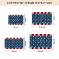 thumbnail image 5 of 4th of July Door Mat Indoor Outdoor, Retro Wood Patriot Independence Day Non Slip Welcome Mat with Rubber Backing, Absorbent Fabric Front Door Mats Entryway Rug for Home Patio Entrance 24"x36", 5 of 9