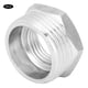 thumbnail image 1 of 1 Pulgada NPT Macho a 1/2 Pulgada NPT Rosca Hembra Accesorios de tubería de Acero Inoxidable Adaptador Reductor Cabeza Hexagonal roscada 5 Piezas Baño Octpeak NO, 1 of 7