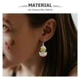 thumbnail image 3 of BRIGHTFUFU 1Par Pendientes De Pascua Coloridos Y Festivos Para De Fiesta, 3 of 6