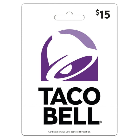 Taco Bell $15 Gift Card