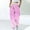 Hot Pink, variant on WXLWZYWL Cinch Bottom Sweatpants 2024 Women's Casual High Waisted Pockets Joggers Sport Workout Active Baggy Lounge Trousers