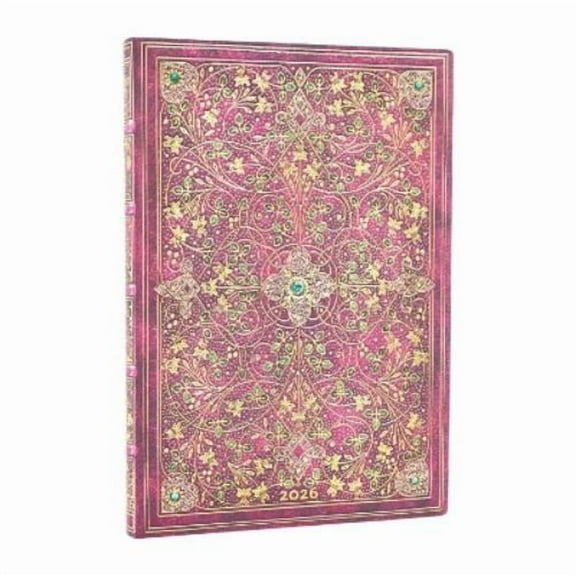 Paperblanks 2026 Diamond Jubilee (Sangorski & Sutcliffe) Midi 12-month Horizontal S (Paperback)