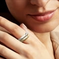thumbnail image 2 of Pure Collection by Ross-Simons 18kt Gold Vermeil and Sterling Silver Jewelry Set: 2 Wavy Rings, Women's, Adult, 2 of 7