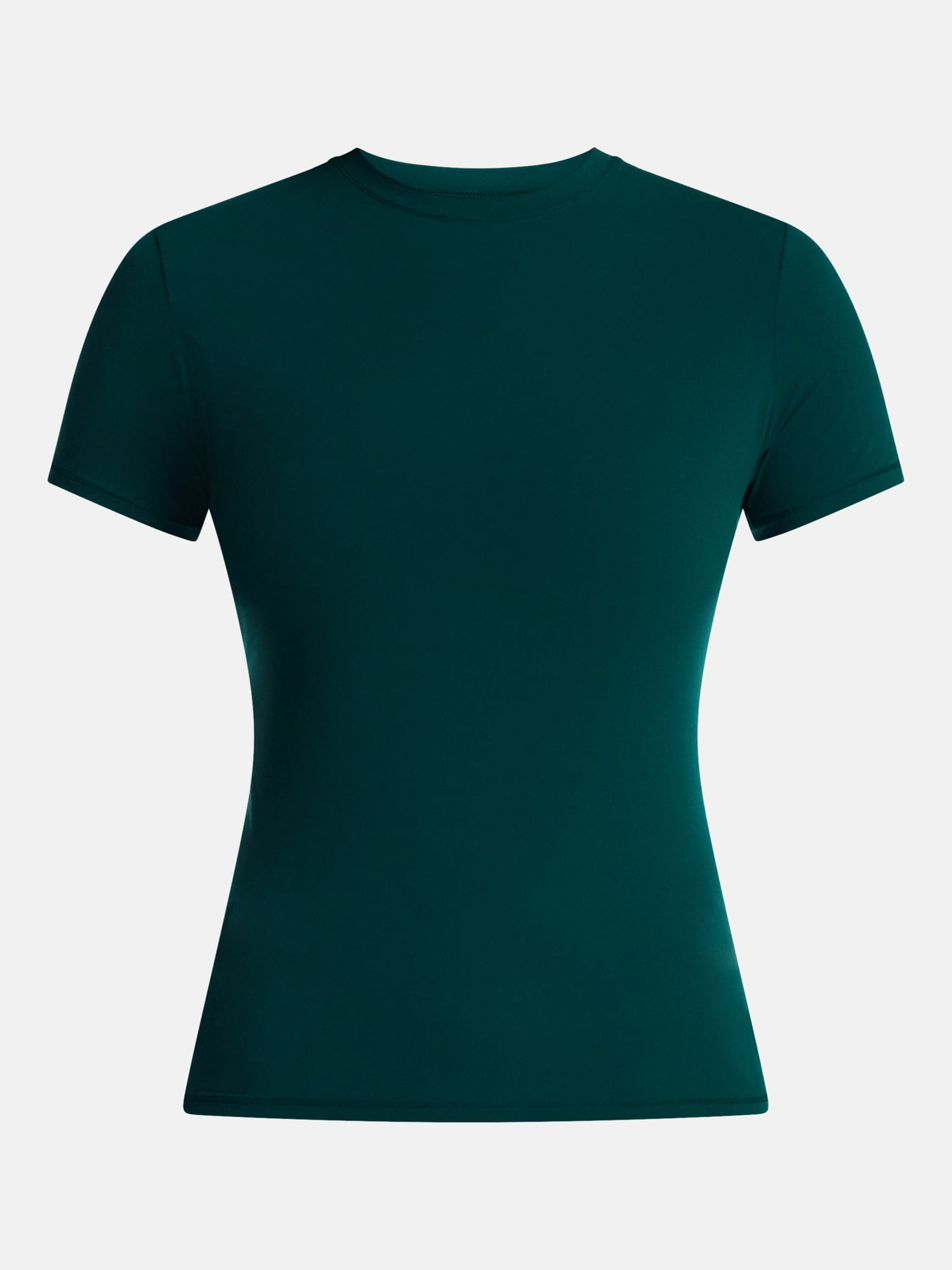 No Boundaries Fit Stretch Tee with Short Sleeves, Women's XS-XXXL