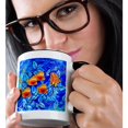 thumbnail image 2 of 3drose, Tropical Fish, 15oz Two-tone Black Mug, 2 of 6
