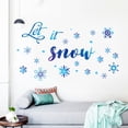 thumbnail image 2 of Bewildely Adhesivo de pared moderno, calcomanía de copo de nieve de PVC, papel tapiz decorativo, pegatinas de dormitorio personalizadas para el Decoración del hogar, 2 of 6