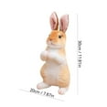 thumbnail image 2 of Easter Bunny Plush Stuffed Animal, 11.8 Inch Super Soft Standing Rabbit Toy, Ideal Easter and Birthday Gift for Children, 2 of 6