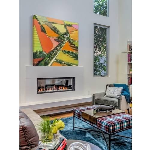 "English Country Chateau" Painting Print on Wrapped Canvas
