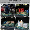 thumbnail image 3 of DISNIMO Dragonfly Flower Print Car Trunk Liner for Dogs 29" x 39" Scratch-Proof Dog Trunk Cover All Weather SUV Cargo Mat Non-Slip Backing Trunk Protector Mat, 3 of 7