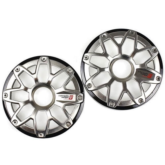 Cerwin Vega SM65 RPM Stroker 6.5" Flush Mount Speaker Grill Pair Black SM65FGB