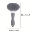 thumbnail image 2 of 1pc Pet Grooming Tool - Hair Removal Comb Float Slicker Brush for Dogs & Cats, 2 of 6