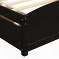 thumbnail image 3 of Espresso-toned Platform Bed with Two Drawers and Sturdy Construction, 3 of 11
