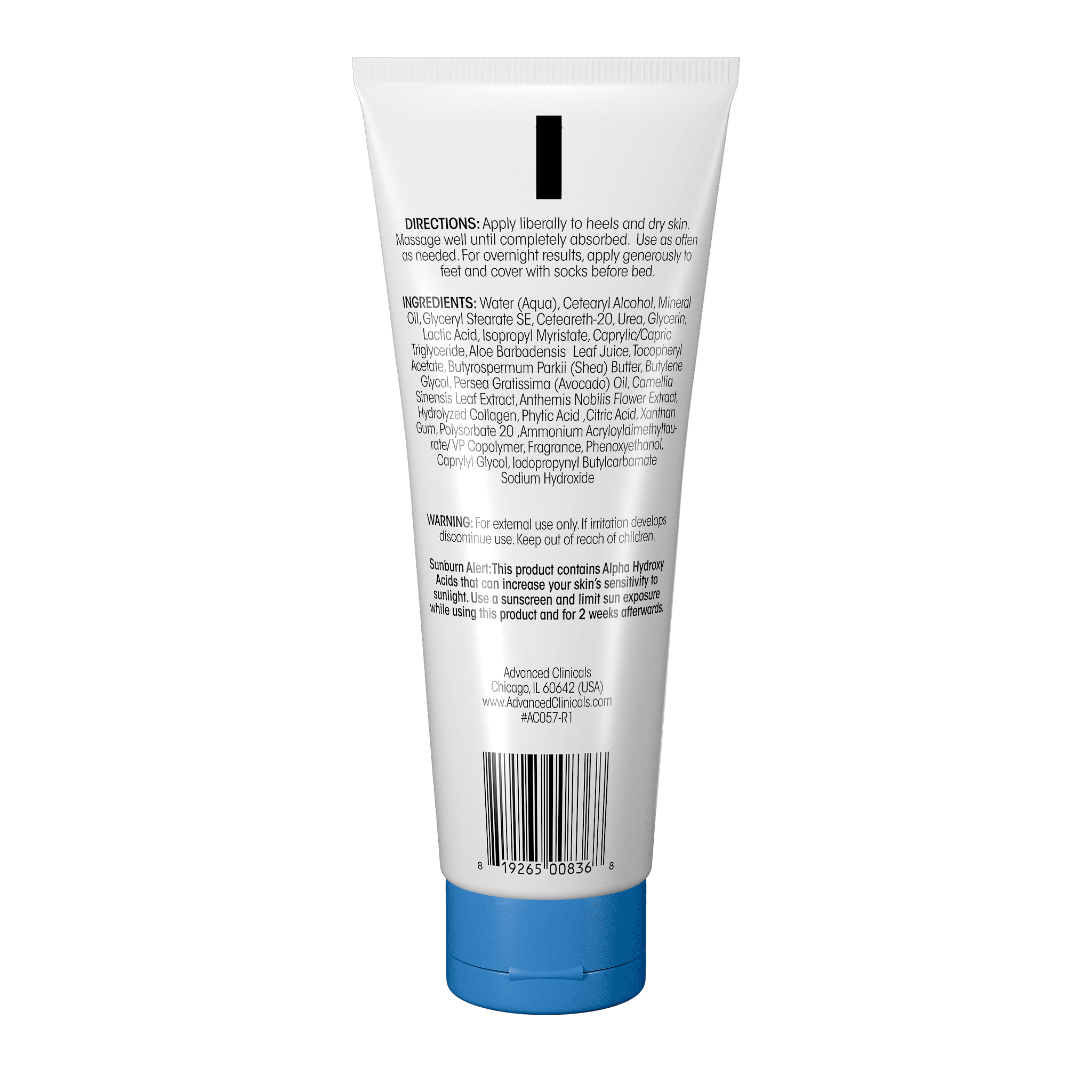 Advanced clinicals cracked heel cream discount