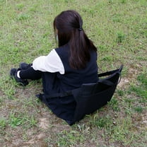 OATIPHO Chairs for Outside Black 1Set 16.1x16.1in Oxford Cloth