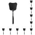 thumbnail image 1 of Injueey Flyswatter portátil antioxidante telescópico forma de hoja 12 cm PE hogar dormitorio restaurante Fly Pest Swatter herramienta negro Negro 10Conjunto, 1 of 6