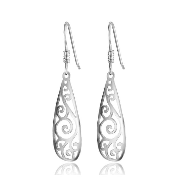 Qarigey 1 par de pendientes de moda para mujer, pendientes de oreja bohemios huecos, joyería, regalos, accesorios para vacaciones, trabajo, viajes Ropa, zapatos y accesorios Miscelánea Qarigey AP001240-00