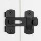 thumbnail image 2 of 6 Packs Barn Door Latches,2.75' x 2.02' Matte Black Stainless Steel barn gate flip Door Latch, 2 of 5