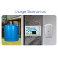 thumbnail image 3 of Ultrasonic Level LED Digital Liquid Level with Temperature Display Low Level Alarm Waterproof, 3 of 9