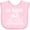 AD-Pink, variant on Inktastic Farmer My Daddy Still Plays with Tractors Boys or Girls Baby Bib