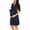 Dark Navy, variant on Loyisvidion Womens Maternity Dresses Summer Middle Sleeve Lace Maternity V-Neck Dress Fashion,Lacing Skirt Nightgown