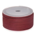 thumbnail image 1 of Unique Bargains Nylon Beading Thread Cord 3mm Extra Strong Braided Nylon String for Necklace Crafting 10M/33 Feet, Maroon, 1 of 5