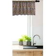 thumbnail image 3 of Ambesonne Floral Window Valance, Colorful Paisley Ornaments, 54" X 18", Multicolor, 3 of 3