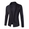 thumbnail image 1 of Styesk Jackets for Men Men Cardigan Décontracté Succinct Uni à Col en V à Manches Longues, 1 of 8